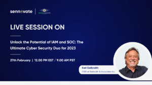 Linkedin Live Session on SOC and IAM with Karl Galbraith