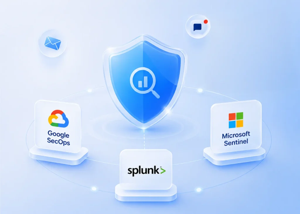 Google SecOps vs Microsoft Sentinel vs Splunk: Which SIEM Platform is Right for 2026